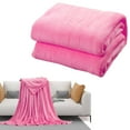 thumbnail image 2 of Fleece Blanket Throw 50"x60", Ultra-Soft Microfiber Flannel for Couch Bed Kids Adults, Machine-Washable Travel Comfort, 2 of 8