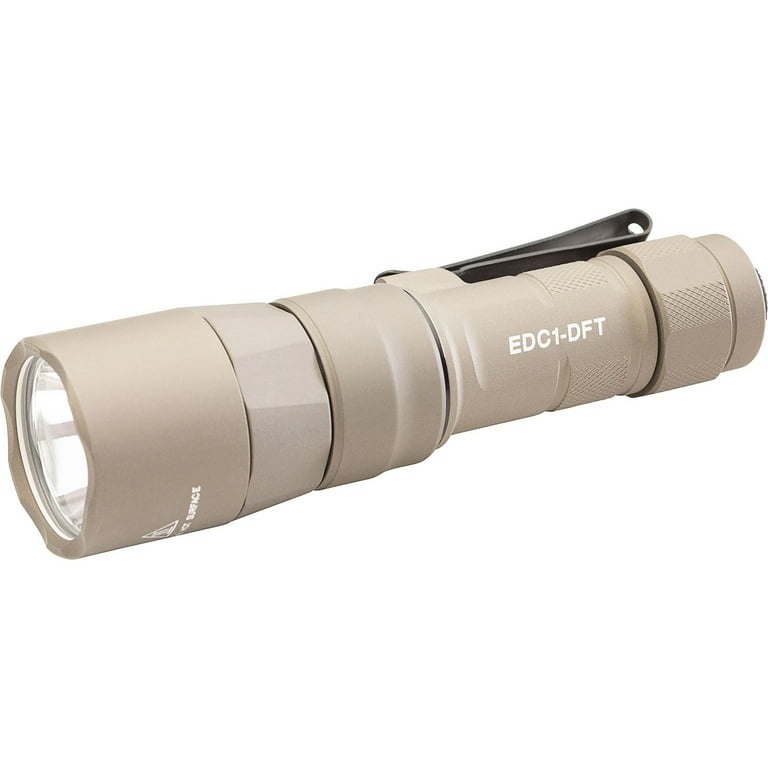 SUREFIRE EDC1-DFT HA 懐中電灯 SureFire EDC1-DFT Dual Fuel LED Flashlight, 650 Lumens, Tan, High