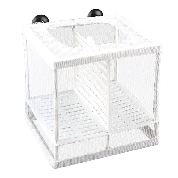kladzum Aquarium Fish Tank Fish Breedinghatcher Net Hanging Mesh Box Separate Container, Pet Supplies