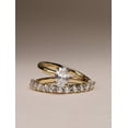 thumbnail image 4 of DFZ Exports Oval Solitaire Wrap Diamond 14K Yellow Gold Wedding Band, 4 of 4