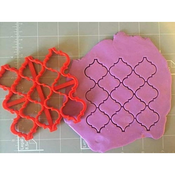 Arbi Design Moroccan Pattern Embosser, Stamp, Cookie Cutter- Fast Shipping - Sharp Edges - Exceptional Quality