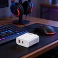thumbnail image 4 of 30W Dual Port Fast Charger Block, US Plug, Type C USB A Compact USB Charging Block Power Adapter for Phones Tablets Mice Headphones Portable Electronics, 4 of 6