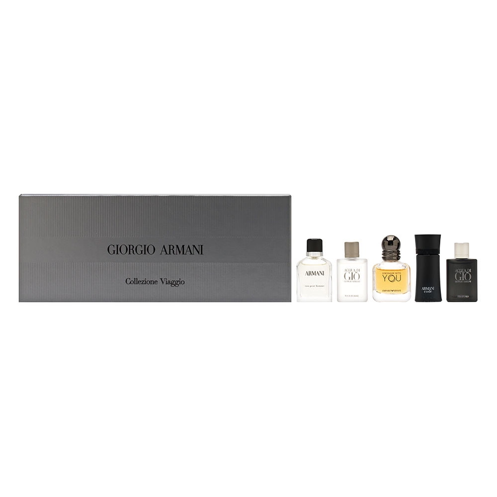 giorgio armani men's miniature fragrance gift set
