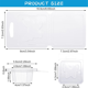 thumbnail image 2 of 100 piezas de cera derretida transparente vacía de plástico contenedor de cera derretida PET cuadrado individual de 1 oz para hacer bricolaje, 2 of 6