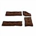 thumbnail image 3 of South Pine Porch Hampton 4-Piece Kitchen Nook Cushion Set, Chocolate, 3 of 4