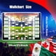 thumbnail image 2 of Póster Del Calendario de la Copa Mundial 2026 con Rastreador de 48 Equipos en Ambos Lados, Gráfico de Pared de Fútbol Impermeable, 2 of 9