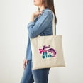 thumbnail image 5 of CafePress - Reel Girls Fish Tote Bag - Unisex Canvas Tote Bag, Beige, 1-Piece, 5 of 8