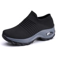thumbnail image 2 of Women's shoes, Comfortable Walking Shoes, Fashion Platform Sneakers with foot arch pad, Casual Shoes for Work, 2 of 9