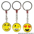 thumbnail image 2 of Rhode Island Novelty 1" EMOTICON KEYCHAIN, 2 of 7
