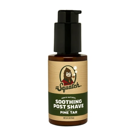 Dr. Squatch Mens After Shave, Natural Soothing Post Shave for Men, Pine Tar, 2.5 fl oz