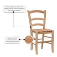 thumbnail image 5 of Linon Varney Dining Chair, Set of 2, Brown, 5 of 14