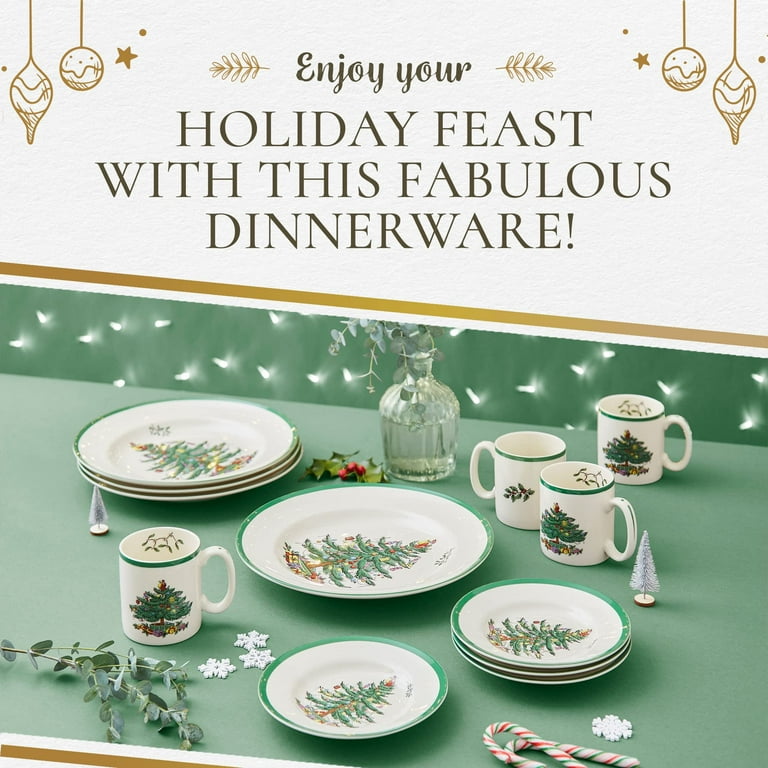 Spode Christmas Tree 12-Piece on sale Dinnerware Set