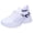 White, variant on XIMIN Women’s Casual Sneakers Slip-Resistant Lightweight Breathable Shoes Flexible with Abrasion-Resistant Sole Tennis Shoes for Walking Gym Travel