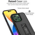 thumbnail image 5 of CoverON For Apple iPhone 14 Pro Max Case, Military Grade Heavy Duty Full Body Phone Kickstand Cover, Black, 5 of 9