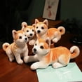thumbnail image 5 of 25 estilos de juguetes de peluche de perro Akita de simulación, adorables muñecos de perro, juguetes de animales de peluche suaves, regalo de cumpleaños y Navidad para niña y niño, 5 of 5