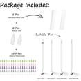 thumbnail image 2 of fafa-100pcs Silicone Nib Sleeves2pcs Replacement Tips and 2pcs Silicone Pencil Case Compatible with Apple Pencil1/2/Pro/USB-C Suitable for iPencil Nib for iPad Pencil, 2 of 4