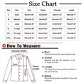 thumbnail image 2 of TKLPEHG Women's 3/4 Sleeve Tops V-Neck Button Shirt Casual Loose Fashion Gradient Color Print Fall Tops Comfy Lightweight Pullover (Blue,L), 2 of 5