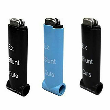 2 EZ Blunt Cutter Blunt Splitters Small Size Cigar Steel Lighter Housing (Best Cigars To Roll Blunts With)