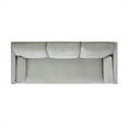 thumbnail image 5 of Jennifer Taylor Home Knox 84" Modern Farmhouse Performance Velvet Living Room Sofa Couch in Opal Grey, 5 of 11