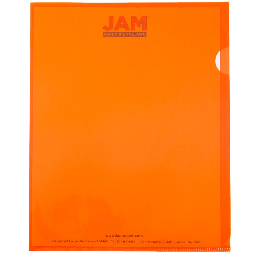 JAM Paper® Heavyweight Plastic Sleeves, 9 x 12, Clear, 12/Pack  (2226316988)