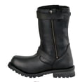 thumbnail image 4 of Milwaukee Leather Men's Black 11-Inch Classic Engineer Motorcycle Leather Boots MBM9020 13, 4 of 10