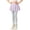 Grey, variant on CPNG Girls Skirted Leggings Stretchy Athletic Workout Dance Tennis Yoga Leggings with Ruffle Skirt Daily Tights for Girls