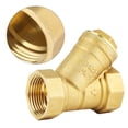 thumbnail image 3 of Female Thread Connector, Y Shaped Fitting for Water Heating System Plumbing Water Oil Separation, 3 of 7