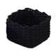 thumbnail image 2 of Elegante cesta organizadora multiusos hecha de cuerda de algodón para estantes, juguetes y Negro, 2 of 5