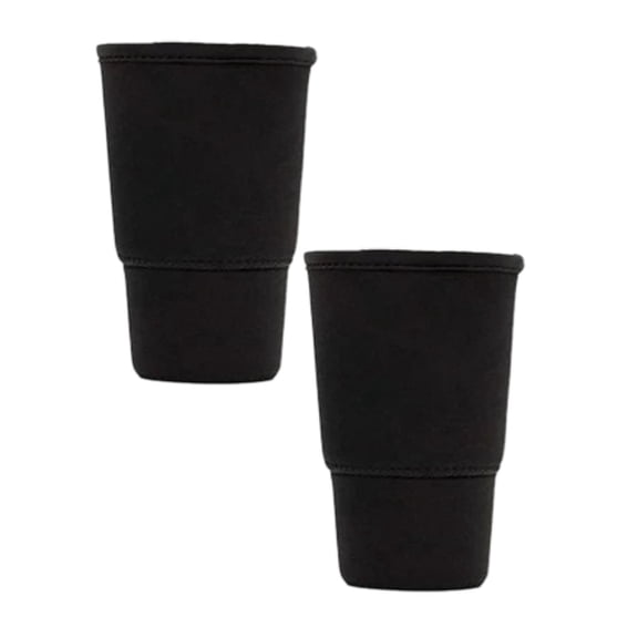 2Pcs Reusable Insulated Coffee Cup Sleeve, 401 500ml Reusable Insulated Iced Coffee Beverage Cup Holder Glass&Bottle 6.5x3.9"