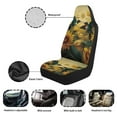 thumbnail image 6 of Yuyamidu Hummingbird Car Seat Cover Fall Sunflowers Car Bucket Cushion Waterproof Auto Seat Cover Sets for Trucks Vans SUV, Universal Auto Accessories, 6 of 7
