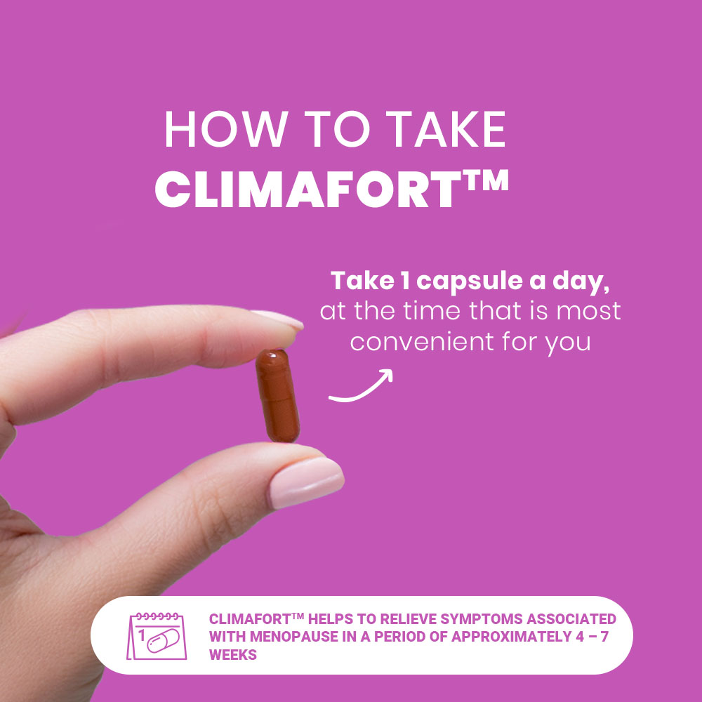 ClimaFort | Menopause Supplement | Premenopause Hormone Balance. Safe Multi | Symptom Menopause Relief: hot Flashes, Irritability & More - 30 Day Supply (30 Veggie Capsules) - image 2 of 6
