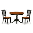 thumbnail image 5 of East West Furniture Dining Room Set Black & Cherry, HLDA3-BCH-W, 5 of 5