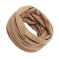 thumbnail image 1 of Transemion Lightweight And Portable Loop Scarf Unisex Fashionable And Versatile Soft And Breathable Multiple Khaki, 1 of 6