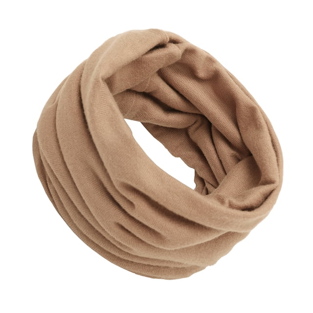 Transemion Lightweight And Portable Loop Scarf Unisex Fashionable And Versatile Soft And Breathable Multiple Khaki