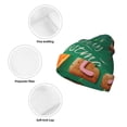 thumbnail image 3 of Pofeuu Merry Christmas 2025 Print Beanie Hat for Men Women Knit Winter Hat Warm Cuffed Skull Beanie Slouchy Soft Unisex, 3 of 6