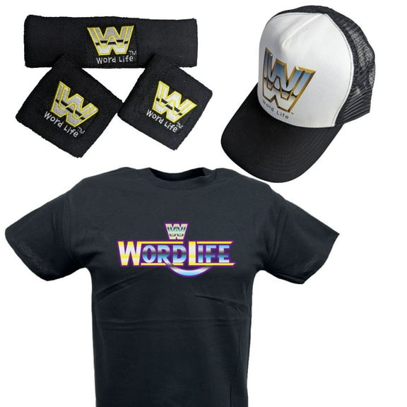John Cena Word Life Boys Kids Youth Costume Hat T-shirt Wristbands YS