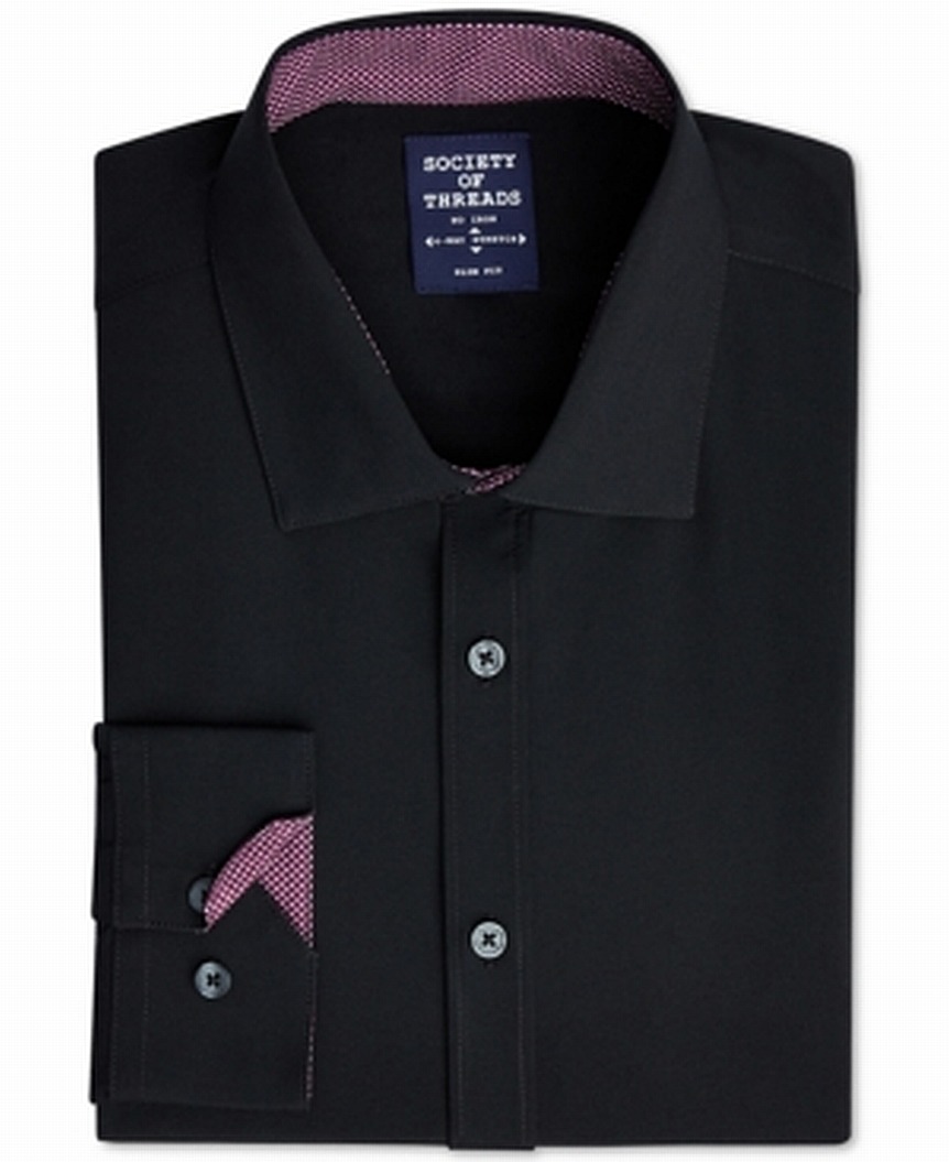 Men's Dress Shirt Medium Slim-Fit M 