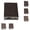 C, variant on VetlifeHome Multi sand sponge blocks are detachable, and 6 reusable sponge sandpapers are used for manual polishing of wooden metal furniture