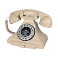 thumbnail image 4 of GUOOL Audio Guest Book Wedding Phone Desk Telephone Recorder for Wedding Home Desk beige, 4 of 9
