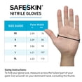 thumbnail image 3 of SAFESKIN Black Nitrile Disposable Gloves Powder Free Latex Free Tattoo, Food Prep, Auto Salons, Cleaning, Law Enforcement,  3.5 mil, Size XL, Case of 1000, 3 of 7