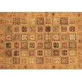 thumbnail image 1 of Ahgly Company Indoor Rectangle Abstract Brown Modern Area Rugs, 7' x 10', 1 of 4