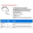thumbnail image 2 of A/C Manifold Hose Assembly - Compatible with 1994 Ford F-250 7.3L V8 VIN M MFI Mechanical Naturally Aspirated Diesel, 2 of 2