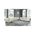 thumbnail image 4 of Meridian Furniture Marlon Cream Velvet Loveseat, 4 of 8