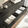 thumbnail image 2 of Lancaster Wood 6 Drawer Dresser, Espresso, by Hillsdale Living Essentials, 2 of 19