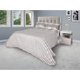thumbnail image 2 of Colcha Squares Gris Doble Vista Queen Size Dormireal, 2 of 5