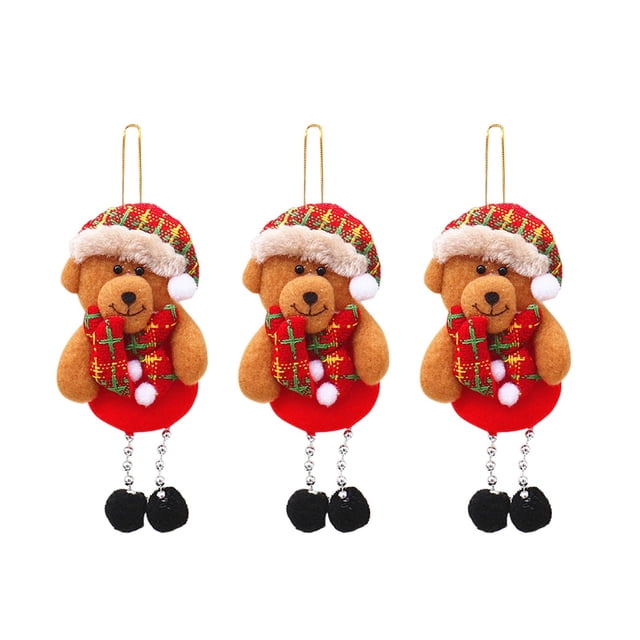 Xihbxyly Artículos Por Menos de 5 Dólares. Decoraciones Navideñas Ciervo Navideño Muñeco de Nieve Decoraciones para Árboles de Navidad