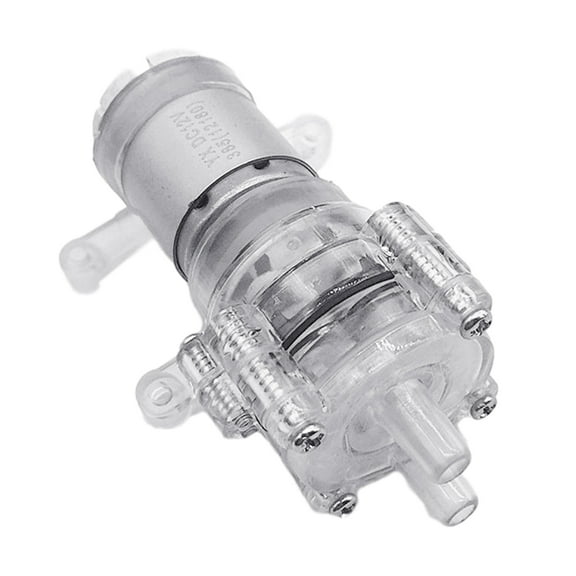DC12V High Temperature Resistance Transparent Aquarium Mini Diaphragm Water Vacuum Pumps 385HPC-9 Water Pump Vacuum Pump