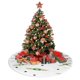 thumbnail image 4 of Falda para árbol de Navidad de Yoda, suave y divertida, decoración navideña navideña de granja de 36", 4 of 4