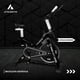 thumbnail image 2 of Bicicleta Estática ATHLEEVO 8 kg para Ejercicios de Cardio con Monitor Electrónico Color Negro, 2 of 9