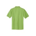 thumbnail image 6 of Port Authority TLK500 Mens Silk Touch Polo T-Shirt, Lime - 3XL Tall, 6 of 6